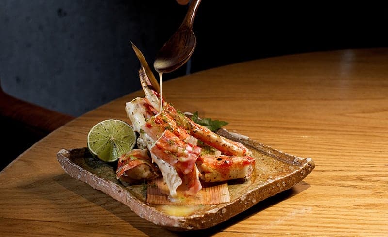 Robata grilled king crab with lime butter (3)
