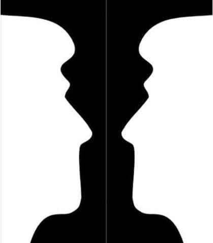 蠟燭台 VS 人臉