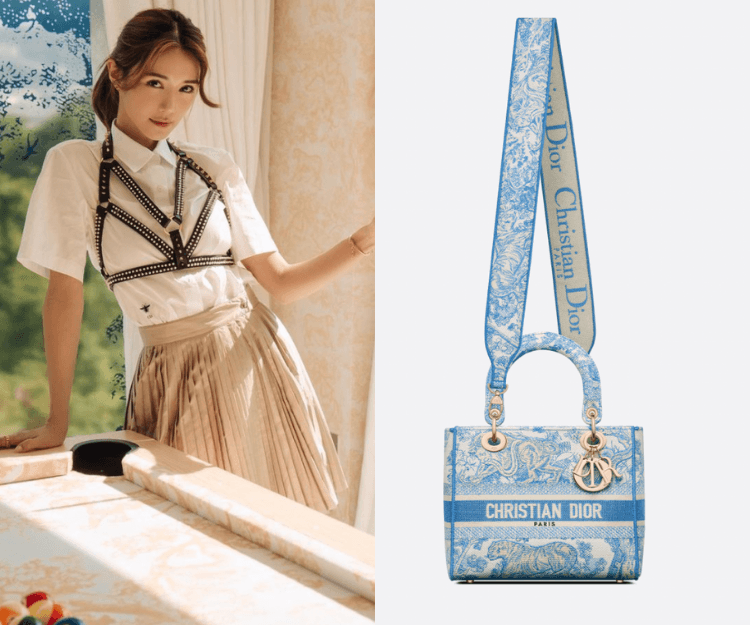Dior手袋2022春夏新色百搭易襯！充滿清新少女風的矢車菊藍色