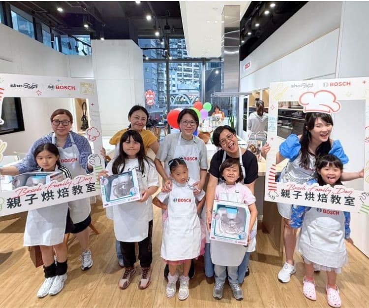 Bosch Family Day 親子烘焙教室｜親子製作小烏龜麵包 體驗德國家電魅力